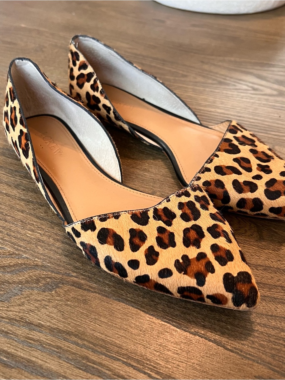 J. Crew Leopard Flats 9